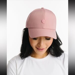 NWT Zyia Active Pink Curved Brim Vortex Snapback Cap